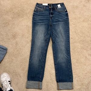 High waist boyfriend jean